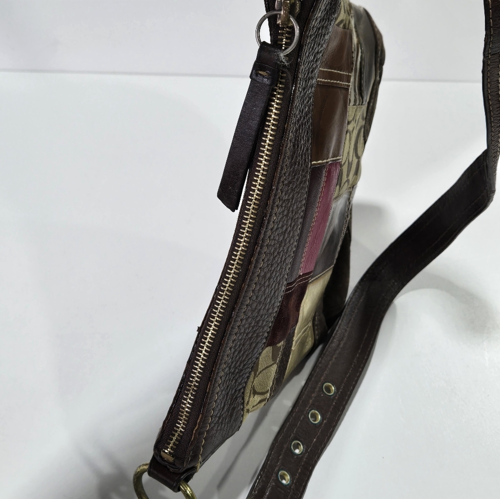 COACH Signature Patchwork Limted Edition Shoulder Crossbody Bag Purse 10435 - Picture 16 of 16